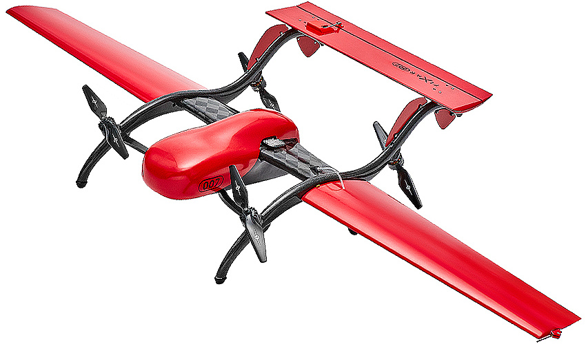 Самолет-квадрокоптер приземлится где угодно