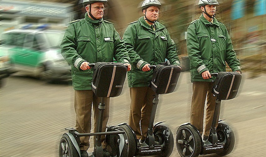Падение с Segway